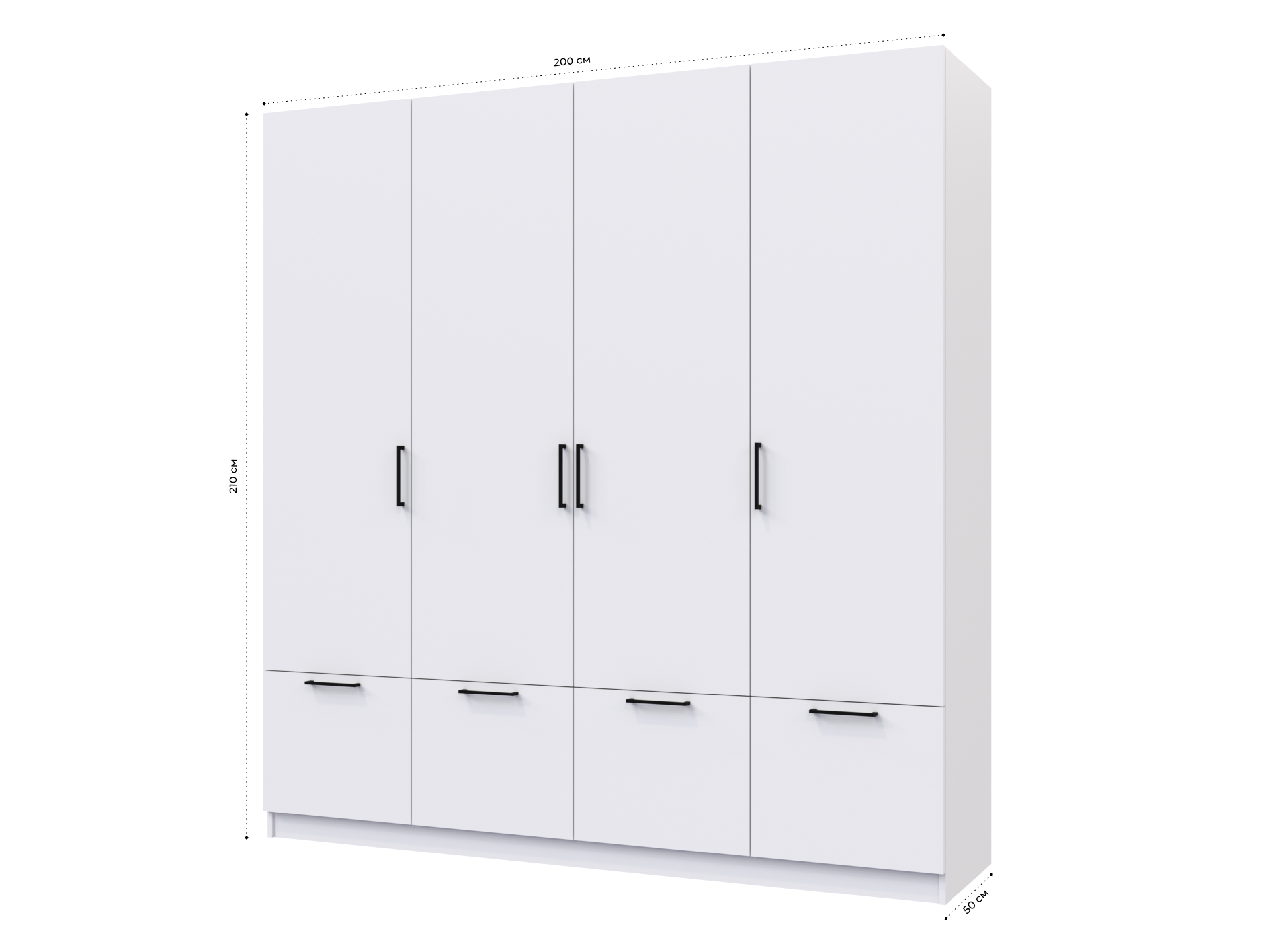 Распашной шкаф Пакс Рейнсвол 10 white ИКЕА (IKEA) изображение товара